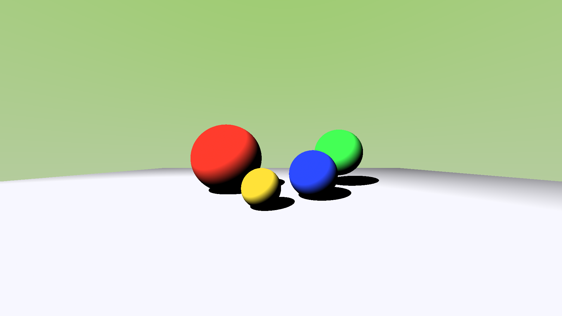 Ray tracer diffuse rendering