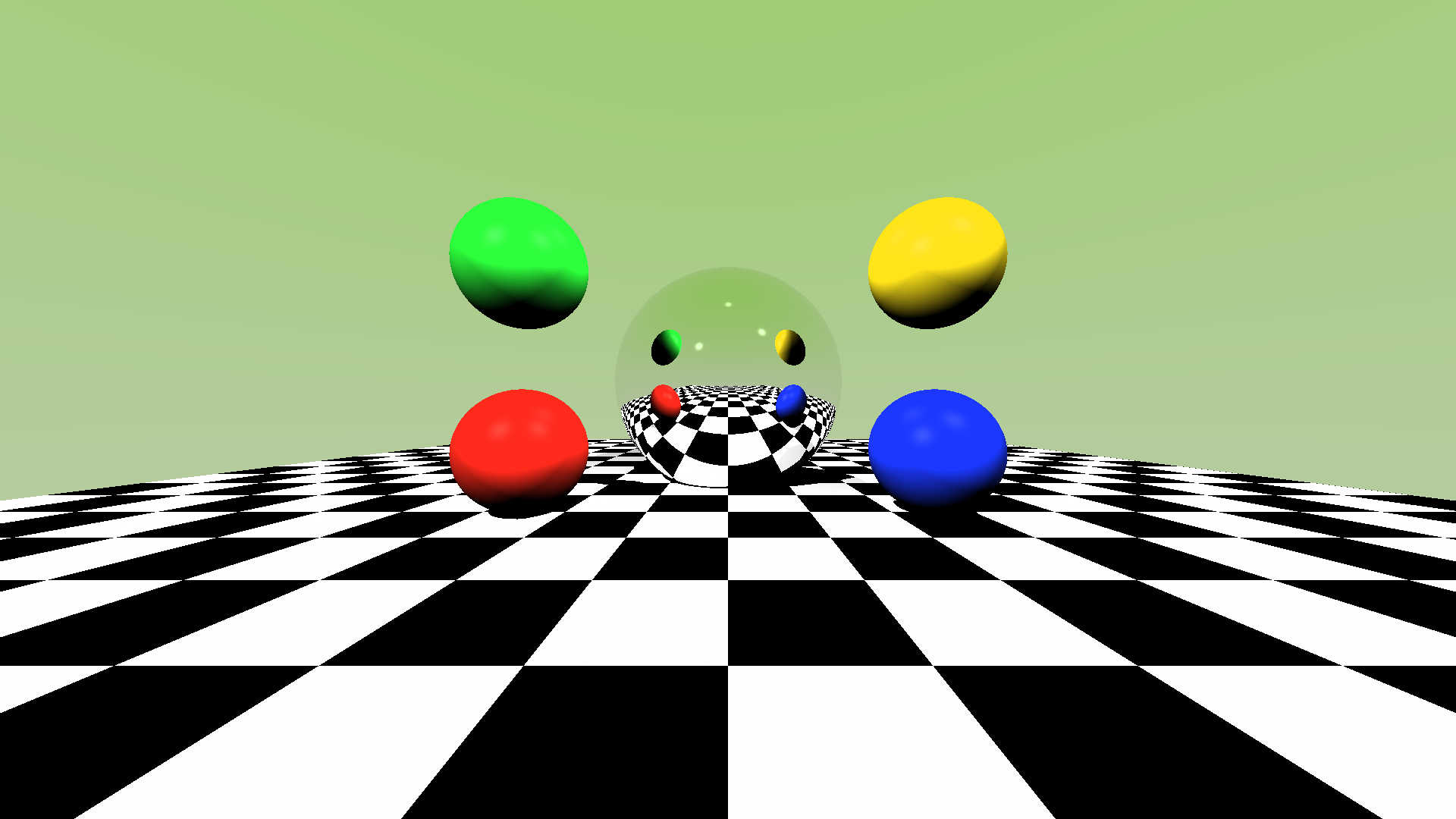 Ray tracer reflection rendering