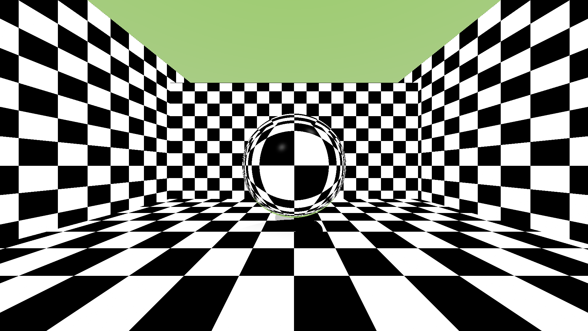 Ray tracer refraction rendering